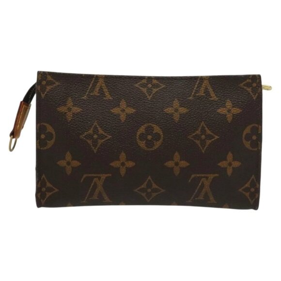 LOUIS VUITTON Monogram Bucket PM Accessory Pouch LV Auth 137669 - Picture 2 of 16